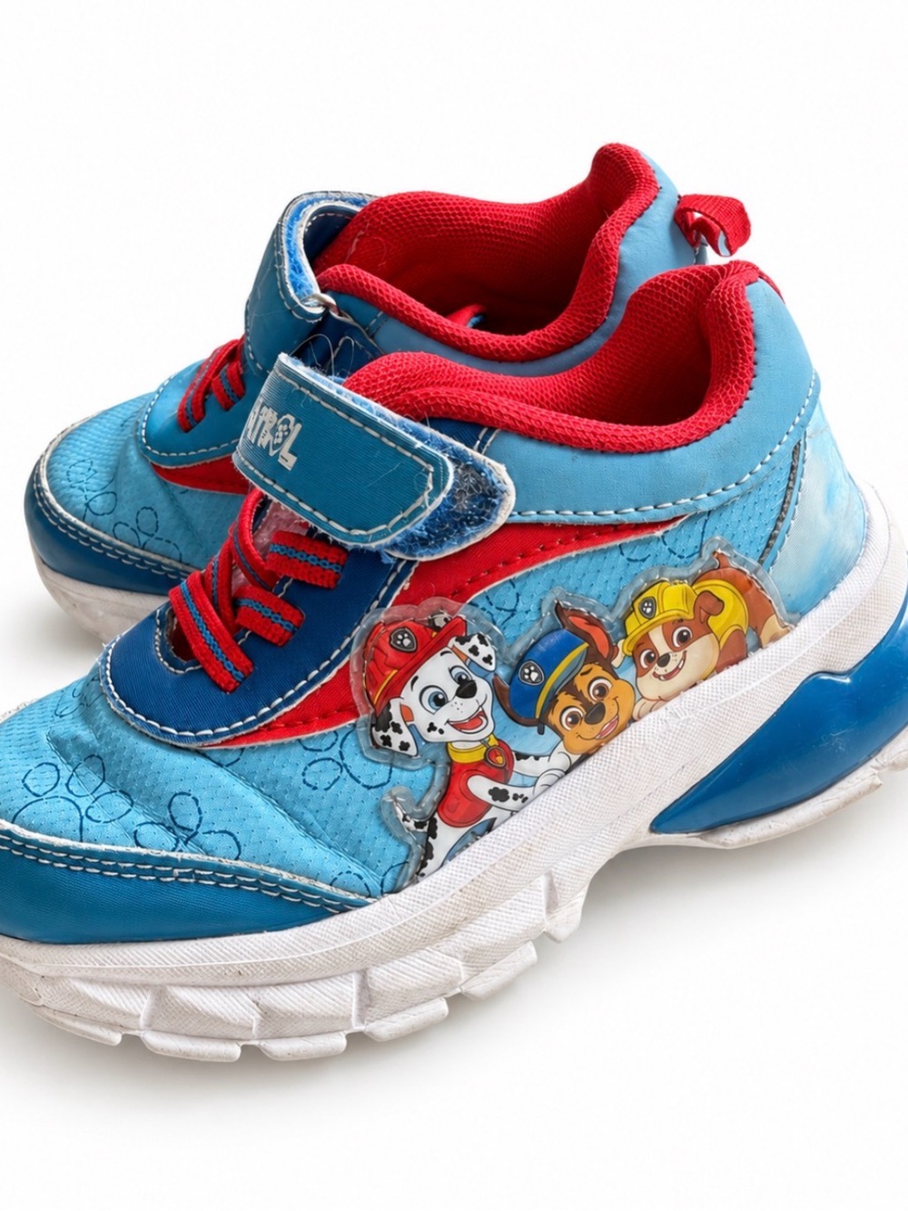 Kids Blue and Red Paw Patrol Sneakers